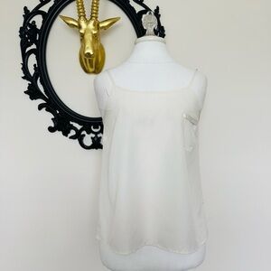 Atmosphere Love My Vest Sheer Cream Thin Strap Top